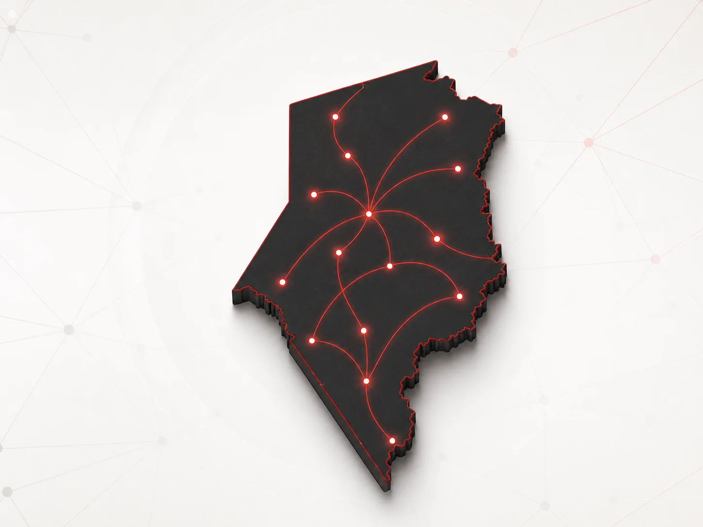 Ilustração da cobertura de fibra óptica da VirtualNet em Olho d’Água das Cunhãs