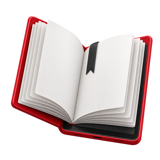 Ícone 3D de e-book do benefício DigiLivro